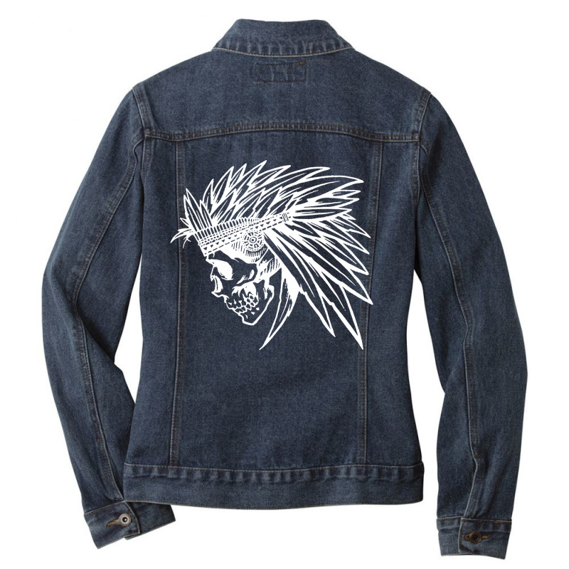 Wolf Store Group Ladies Denim Jacket by gracia lunna | Artistshot