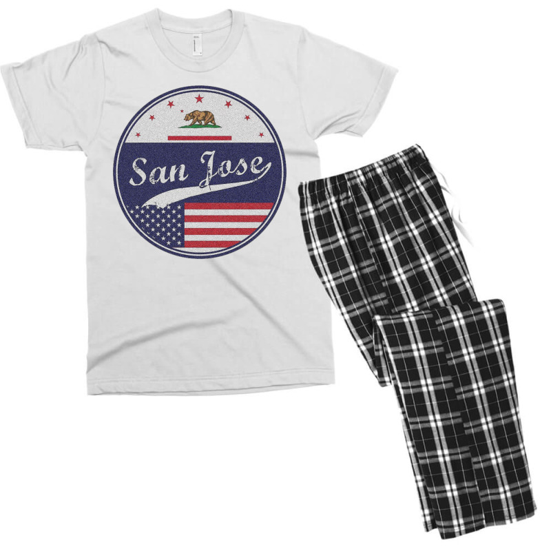 San Jose Usa Men's T-shirt Pajama Set | Artistshot