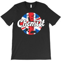 Chemistry T  Shirt Chemist U K Great Britain Flag Laboratory Chemistry T-shirt | Artistshot