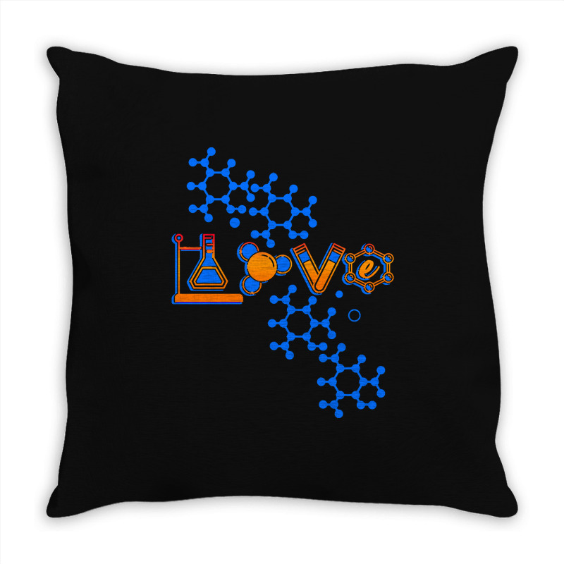 Chemistry T  Shirt Love Chemistry Science Laboratory Medicine Pharmaci Throw Pillow | Artistshot