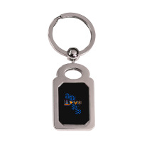 Chemistry T  Shirt Love Chemistry Science Laboratory Medicine Pharmaci Silver Rectangle Keychain | Artistshot