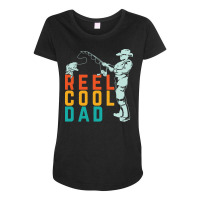 Fishing T  Shirt Retro Fisher Angle Fish Cool Dad Funny Fishing T  Shi Maternity Scoop Neck T-shirt | Artistshot