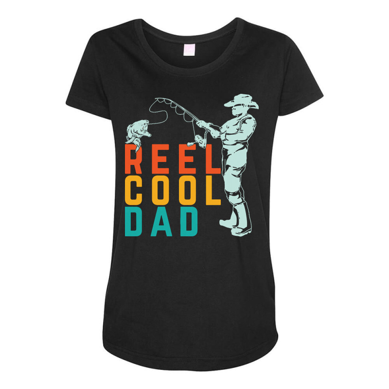 Fishing T  Shirt Retro Fisher Angle Fish Cool Dad Funny Fishing T  Shi Maternity Scoop Neck T-shirt by darrengorczany780 | Artistshot