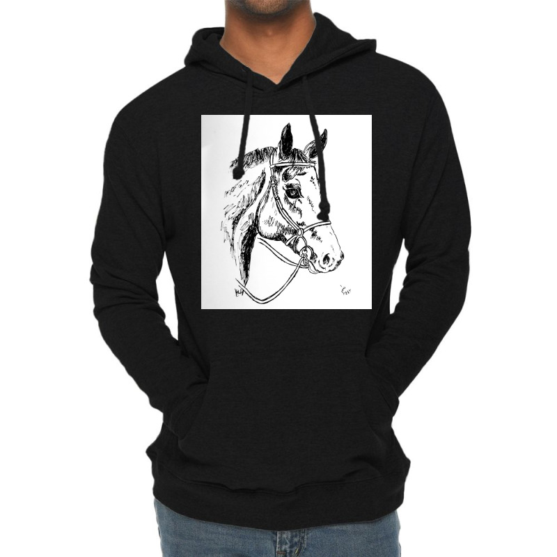 Horse Lightweight Hoodie | Artistshot