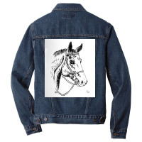 Horse Men Denim Jacket | Artistshot