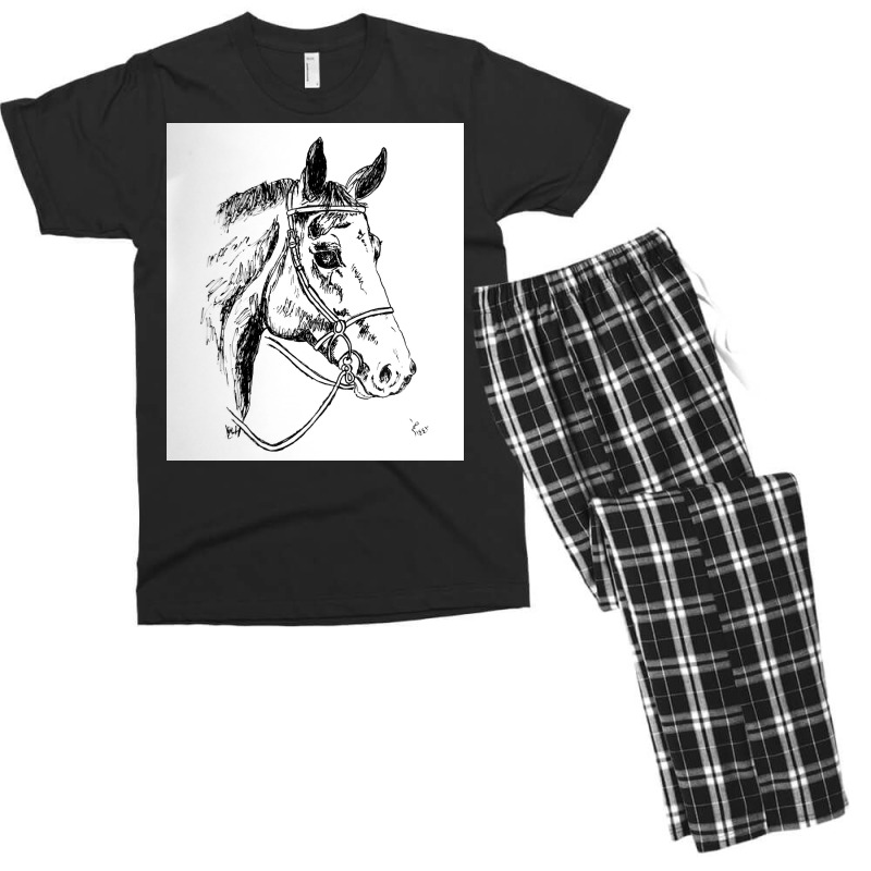 Horse Men's T-shirt Pajama Set | Artistshot