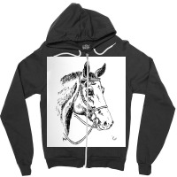 Horse Zipper Hoodie | Artistshot