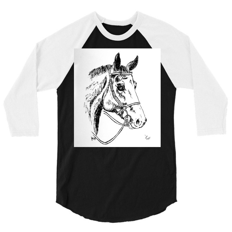 Horse 3/4 Sleeve Shirt | Artistshot