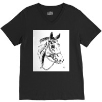 Horse V-neck Tee | Artistshot