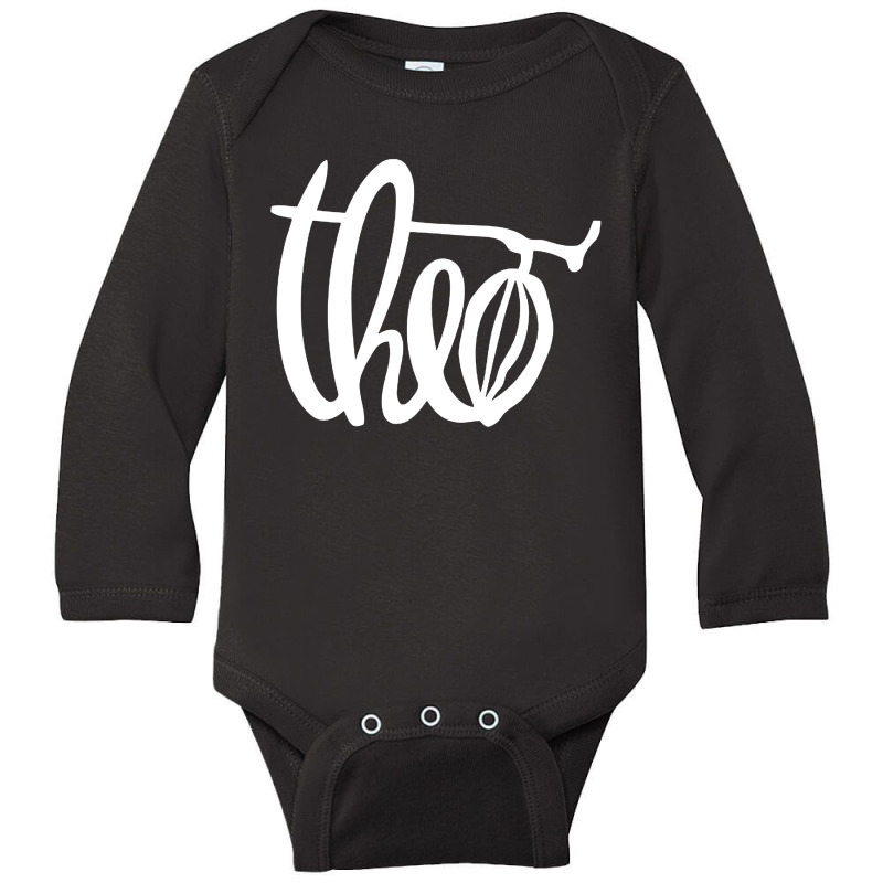 Theo Chocolate Long Sleeve Baby Bodysuit by ardylanda | Artistshot