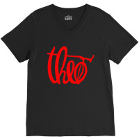 Theo Chocolate V-neck Tee | Artistshot