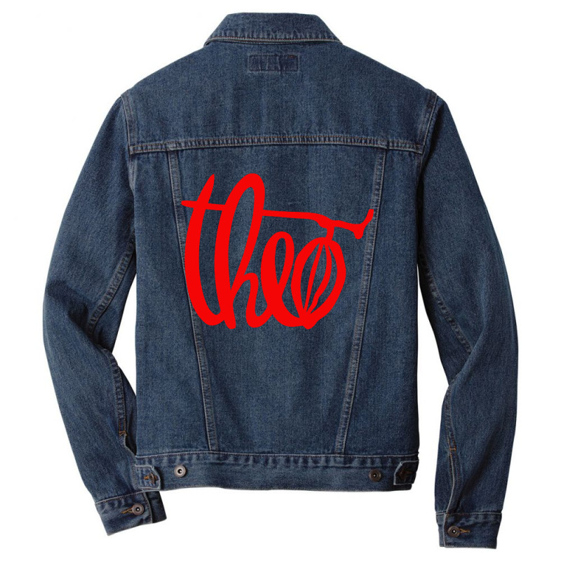 Theo Chocolate Men Denim Jacket by ardylanda | Artistshot