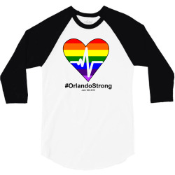 One Pulse Orlando June 12, 2016 - Orlando Strong 3/4 Sleeve Shirt | Artistshot