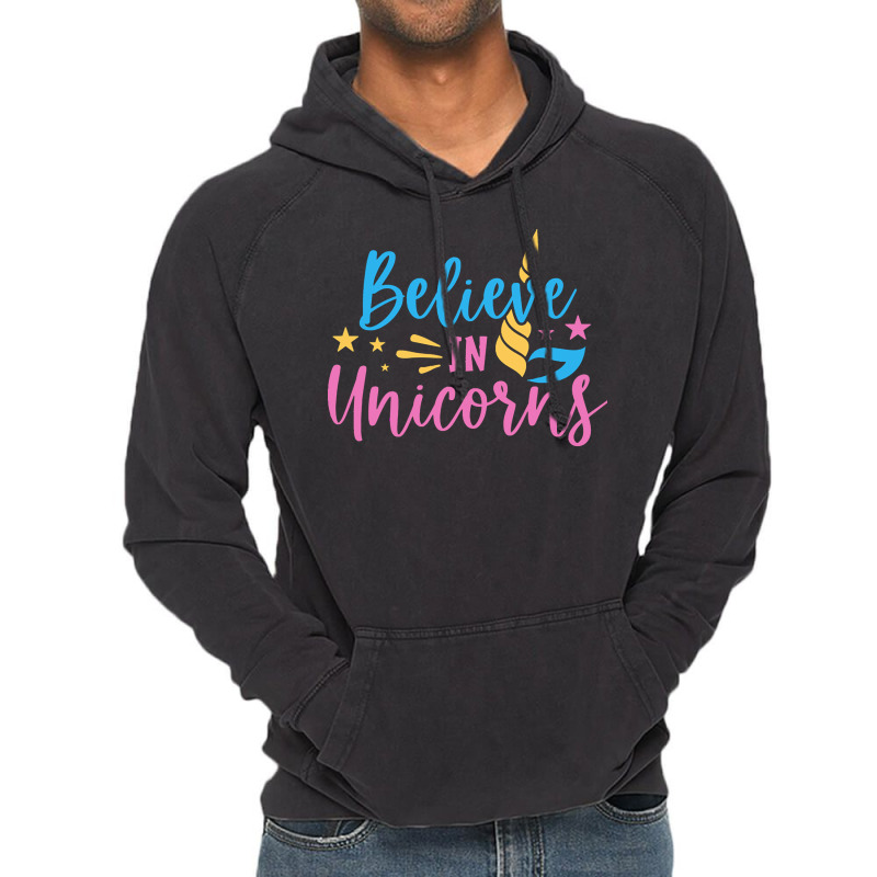 Believe N Unicorns T  Shirtbelieve în Unicorns T  Shirt Vintage Hoodie | Artistshot