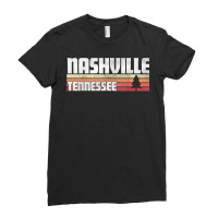 Nashville Tennessee Tn Gift Retro Style Vintage 70s 80s 90s T Shirt Ladies Fitted T-shirt | Artistshot