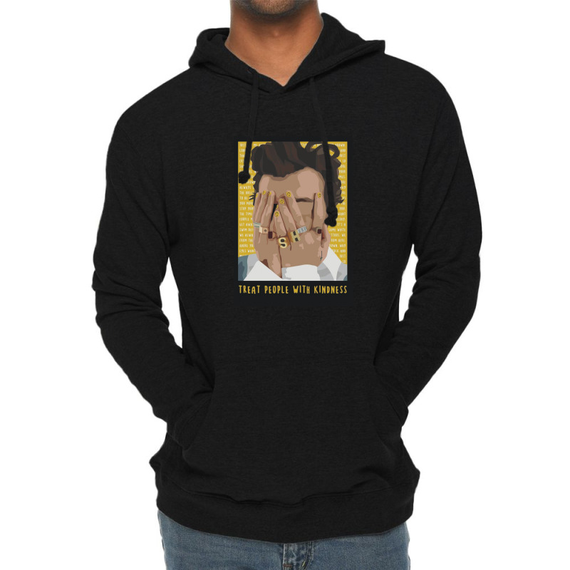 Treat People With Kindness Lightweight Hoodie by ŞEN | Artistshot