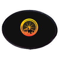 Bicycle T  Shirt Bicycle Cyclist Sport Gift T  Shirt (1) Oval Patch | Artistshot