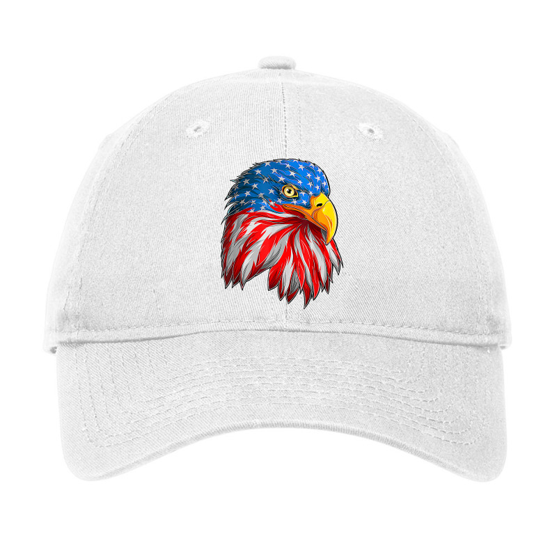 American Bald Eagle Mullet Usa Flag Patriotic 4th Of July T Shirt Adjustable Cap | Artistshot