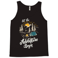 Camp Camping Let The Adventure Begin 1 Camp 6 Camp Camper Tank Top | Artistshot