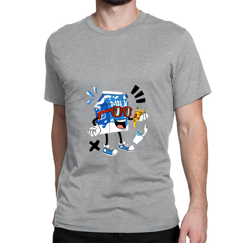 Food Milk Box Classic T-shirt by nashruna | Artistshot