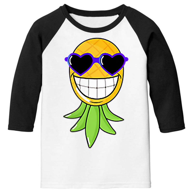 Party Mode Upside Down Pineapple Swinger Vanilla Swapping T Shirt Youth 3/4 Sleeve | Artistshot