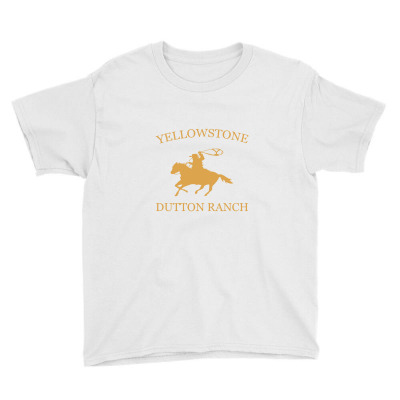 Yellow  Dutton Ranch Youth Tee Designed By Jumikan