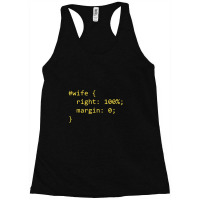 Funny Programming Wife Right Margin Racerback Tank | Artistshot