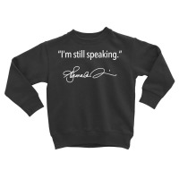 I'm Still Speaking   Kamala (white) Long Sleeve T Shirt Toddler Sweatshirt | Artistshot