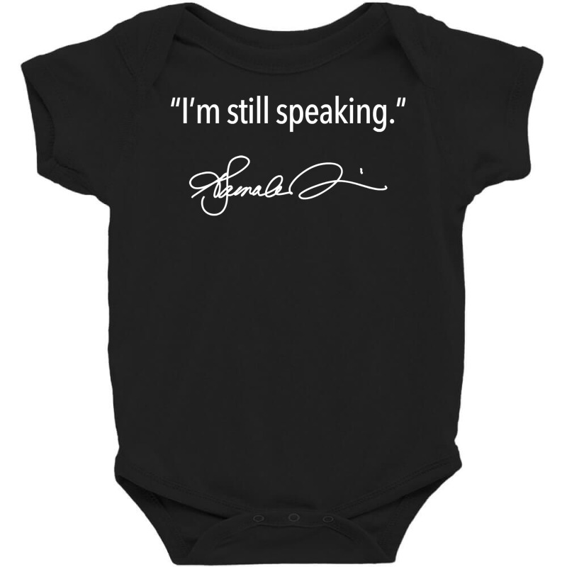 I'm Still Speaking   Kamala (white) Long Sleeve T Shirt Baby Bodysuit | Artistshot