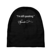 I'm Still Speaking   Kamala (white) Long Sleeve T Shirt Baby Beanies | Artistshot