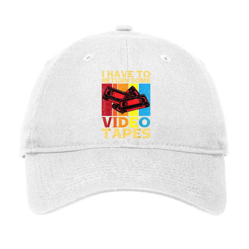 I Have To Return Some Video Tapes Video Cassette T Shirt Adjustable Cap by saldeenshakir | Artistshot