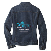 Retro 80s Double Deuce Roadhouse Ladies Denim Jacket | Artistshot