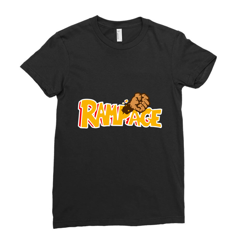 Rampage Arcade Ladies Fitted T-Shirt by nbobatiga | Artistshot