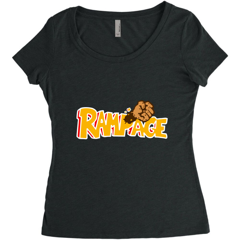 Rampage Arcade Women's Triblend Scoop T-shirt by nbobatiga | Artistshot