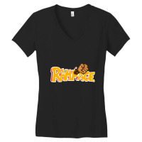 Rampage Arcade Women's V-neck T-shirt | Artistshot