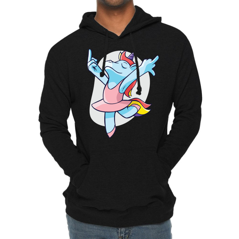 Ballet Dance Blue Unicorn Ballet Dancer Ballerina Balle Ballerina Lightweight Hoodie | Artistshot