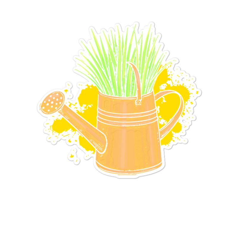 Gardener T  Shirt Gardener Gardening Garden Plants Watering Can Flower Sticker | Artistshot