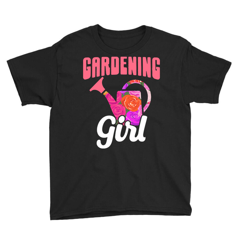 Gardener T  Shirt Gardening Girl Watering Can Nature Plants Flowers Ga Youth Tee | Artistshot