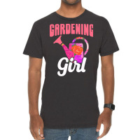 Gardener T  Shirt Gardening Girl Watering Can Nature Plants Flowers Ga Vintage T-shirt | Artistshot