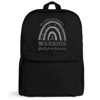 Womens Glioblastoma Warrior Glioblastoma Awareness Rainbow V Neck T Sh Backpack | Artistshot