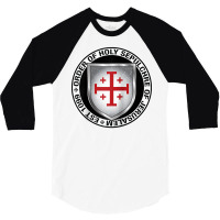 Order Of The Holy Sepulchre Of Jerusalem Shield Raglan Baseball Tee 3/4 Sleeve Shirt | Artistshot