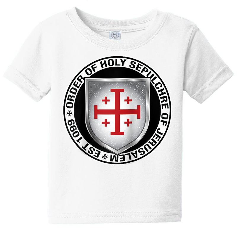 Order Of The Holy Sepulchre Of Jerusalem Shield Raglan Baseball Tee Baby Tee | Artistshot