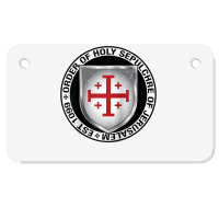 Order Of The Holy Sepulchre Of Jerusalem Shield Raglan Baseball Tee Motorcycle License Plate | Artistshot