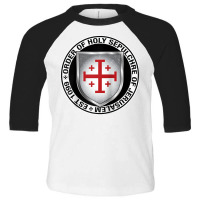 Order Of The Holy Sepulchre Of Jerusalem Shield Raglan Baseball Tee Toddler 3/4 Sleeve Tee | Artistshot