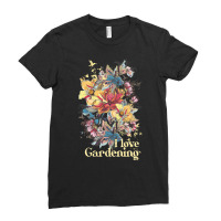 Gardener T  Shirt Love Gardening Gardener Garden Botanical Landscaper Ladies Fitted T-shirt | Artistshot