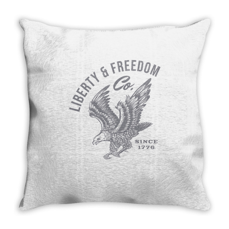 Patriotic Bald Eagle For 4th Of July Premium T Shirt Throw Pillow | Artistshot