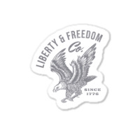 Patriotic Bald Eagle For 4th Of July Premium T Shirt Sticker | Artistshot