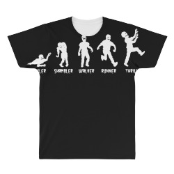 zombie crawler shambler walker ru All Over Men's T-shirt | Artistshot