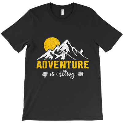 Hiker Nature Adventure Is Calling Sunset Lover Camping T-shirt Designed By Nguyen Van Thuong