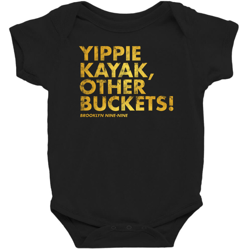 Yippie Kayak Other Buckets! Gold Vintage Baby Bodysuit | Artistshot